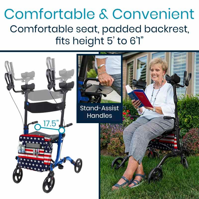 Vive Health Upright Walker Walkers & Rollators Vive Health