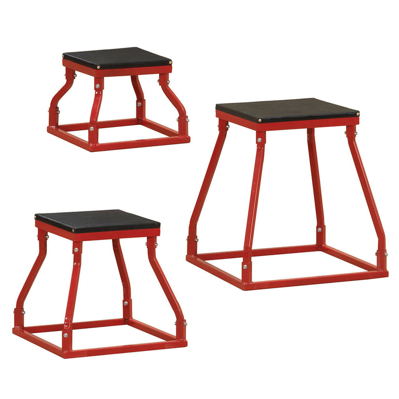 BODY-SOLID TOOLS PLYO BOXES (6-42") BSTPB Strength Body-Solid Set of 3: 12" - 18" - 24"