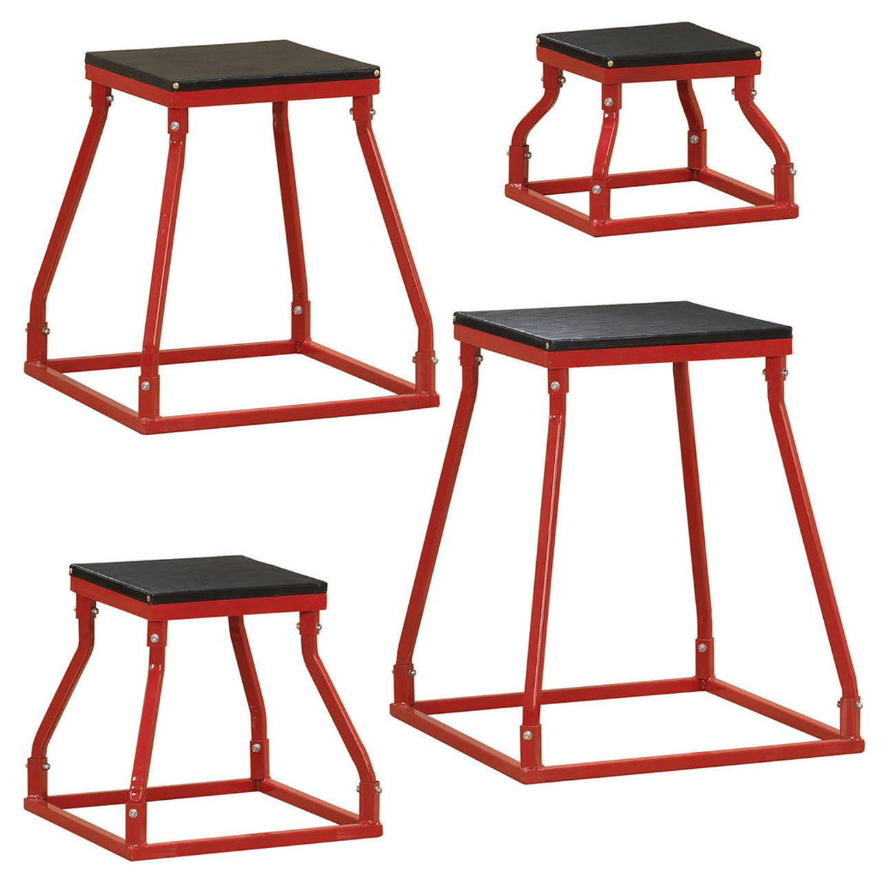 BODY-SOLID TOOLS PLYO BOXES (6-42") BSTPB Strength Body-Solid Set of 4: 12" - 18" - 24" - 30"
