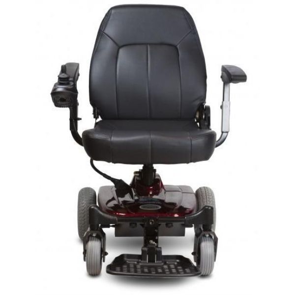 Shoprider Jimmie Portable Power Chair - UL8WPBS Mid-Wheel Drive Power Chair Shoprider Swing Away Footrests (+$110)