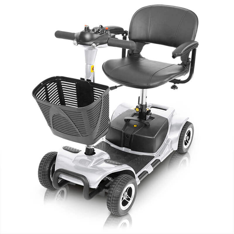 Vive Health 4 Wheel Mobility Scooter Mobility Scooters Vive Health Silver