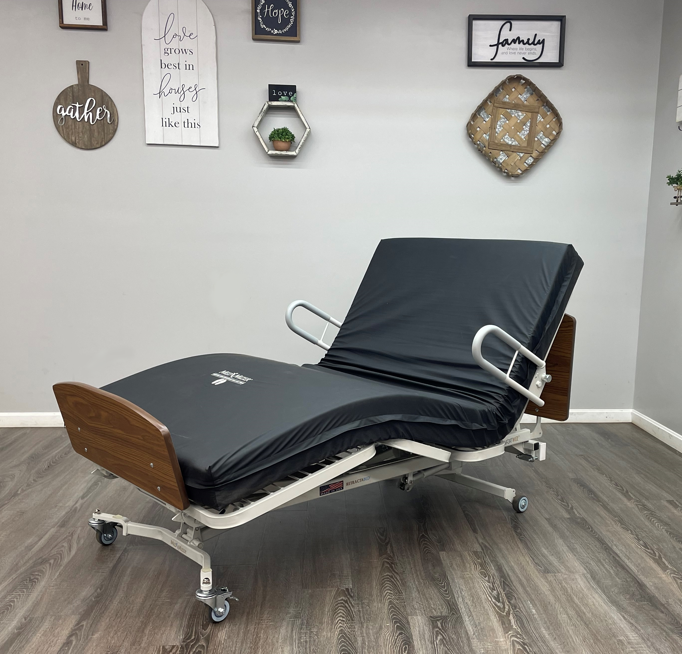 Med-Mizer RetractaBed Hi-Low Hospital Bed Med-Mizer