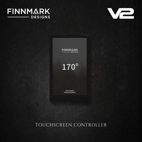 Finnmark V2 LCD Touchscreen Infrared Sauna Heater Control | V2LCDC Infrared Sauna Heater Control Finnmark Sauna