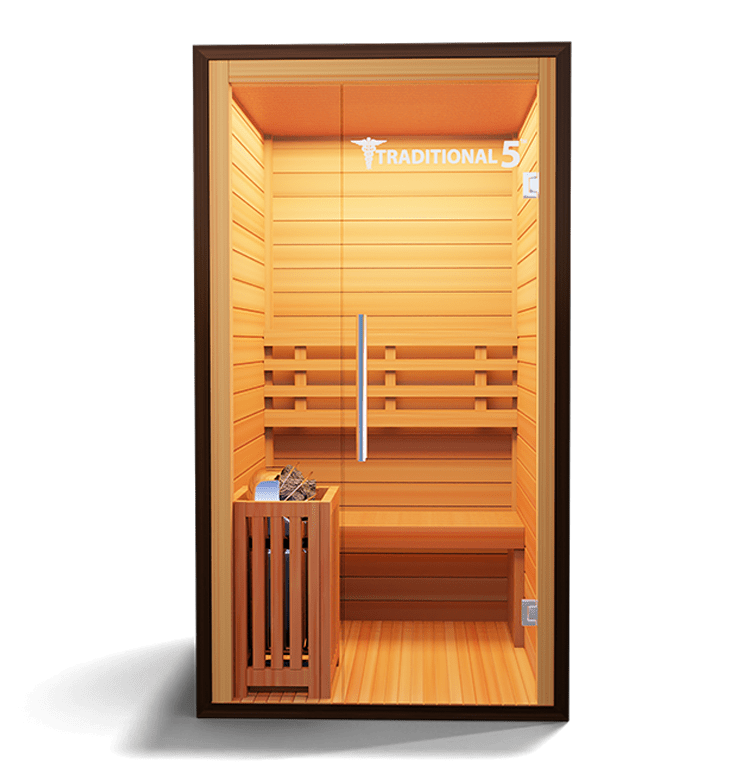 Medical Breakthrough Traditional 5 Infrared 2-Person Sauna Outdoor Sauna Medical Breakthrough