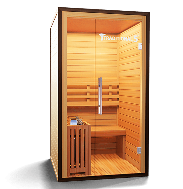 Medical Breakthrough Traditional 5 Infrared 2-Person Sauna Outdoor Sauna Medical Breakthrough
