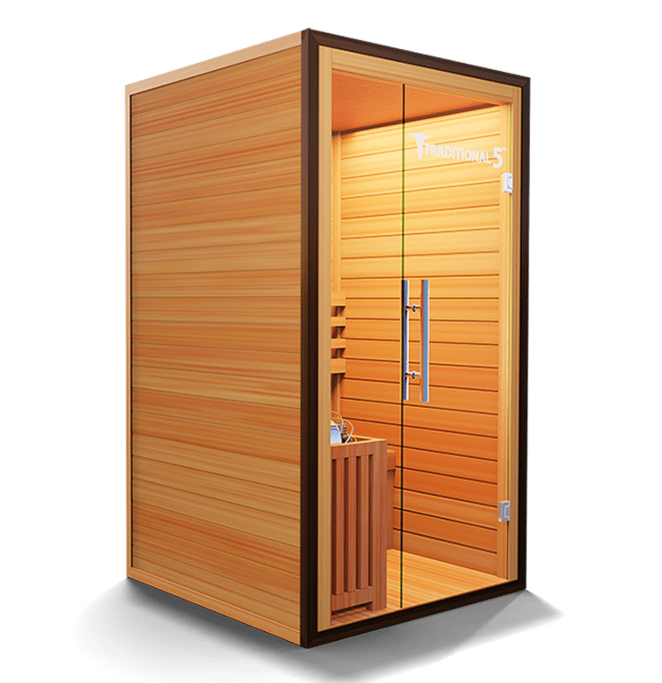 Medical Breakthrough Traditional 5 Infrared 2-Person Sauna Outdoor Sauna Medical Breakthrough