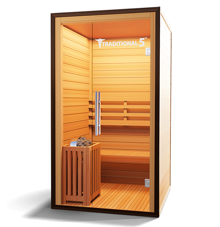 Medical Breakthrough Traditional 5 Infrared 2-Person Sauna Outdoor Sauna Medical Breakthrough