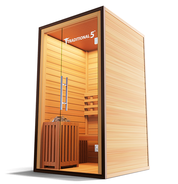 Medical Breakthrough Traditional 5 Infrared 2-Person Sauna Outdoor Sauna Medical Breakthrough