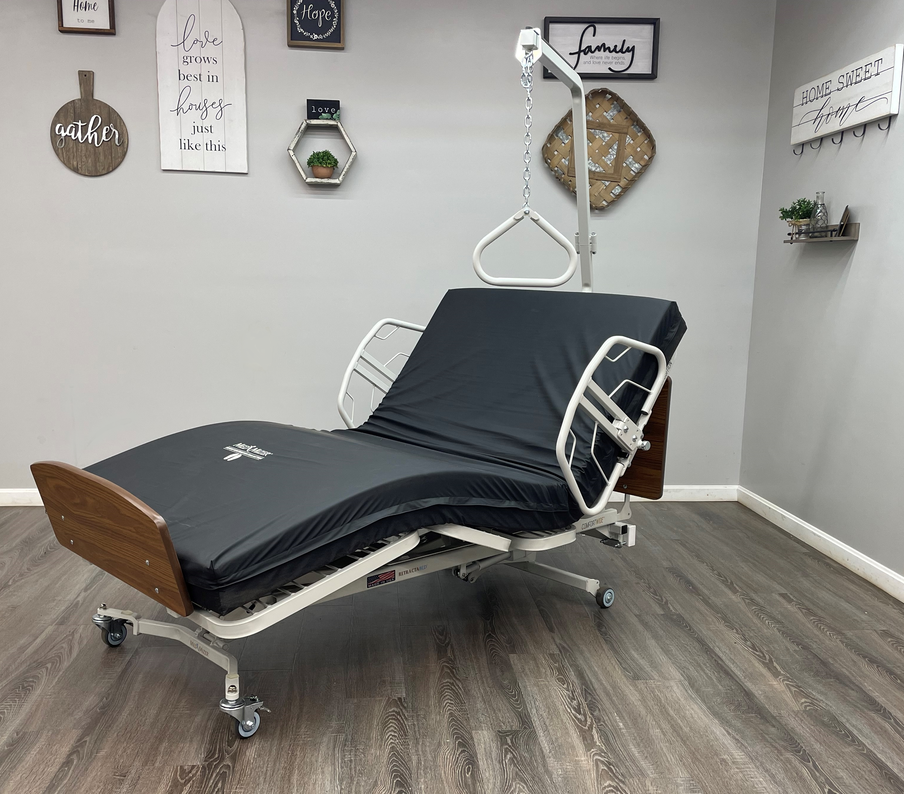 Med-Mizer RetractaBed Hi-Low Hospital Bed Med-Mizer