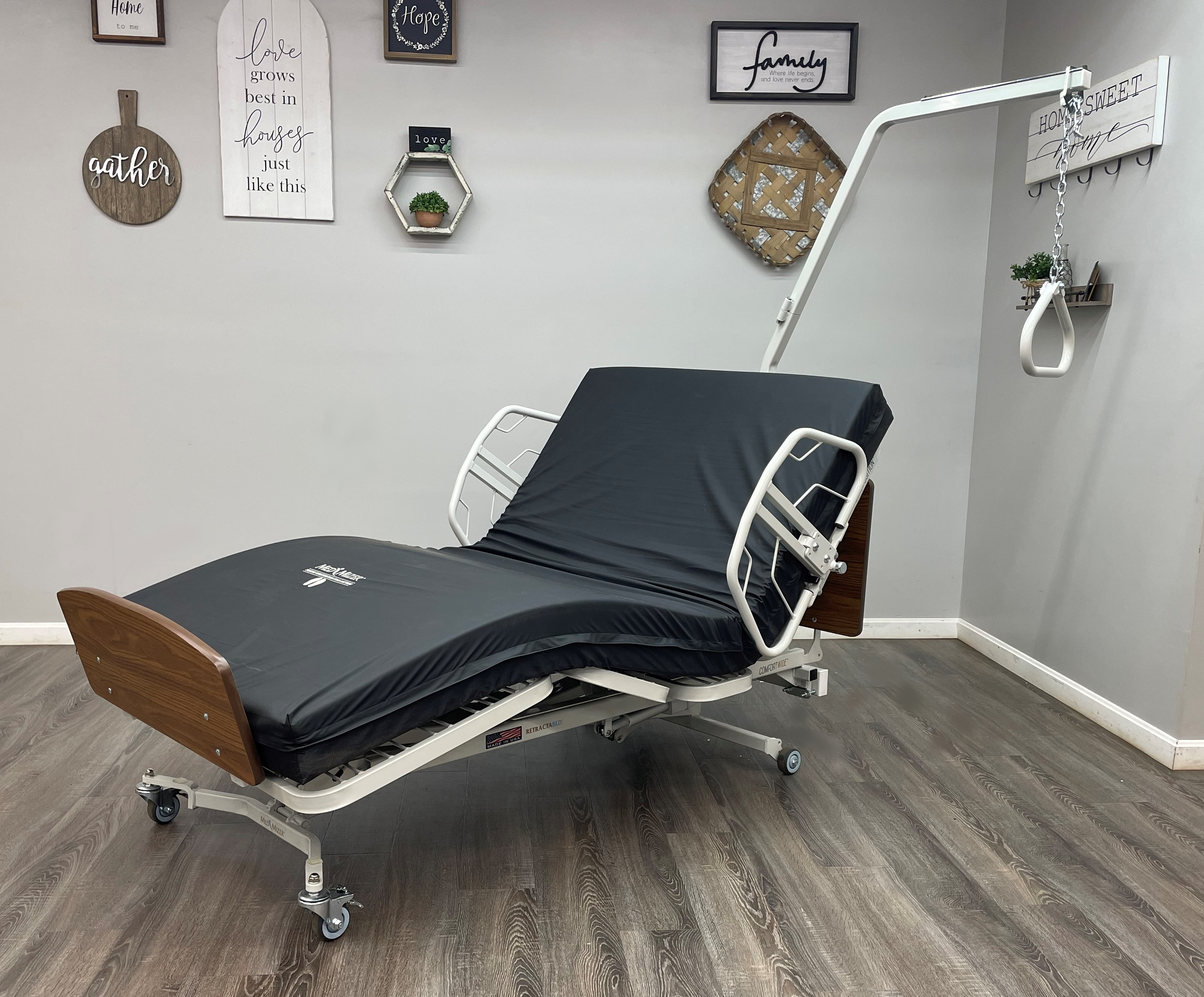 Med-Mizer RetractaBed Hi-Low Hospital Bed Med-Mizer