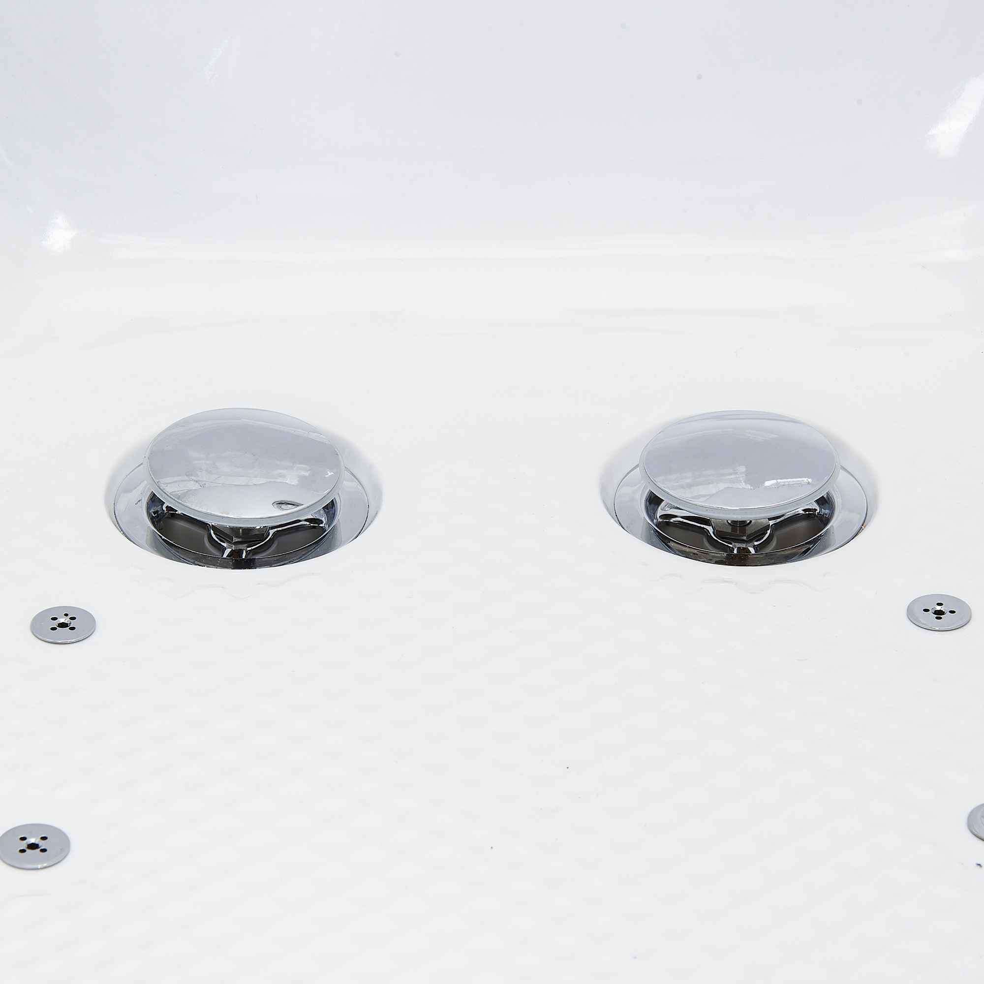 Ella Tub4Two 32"x60" Hydro + Air Massage w/ Independent Foot Massage Acrylic Two Seat Walk in Tub, Outswing Door, 2 Piece Fast Fill Faucet, 2" Dual Drains Bath Tub Ella's Bubbles