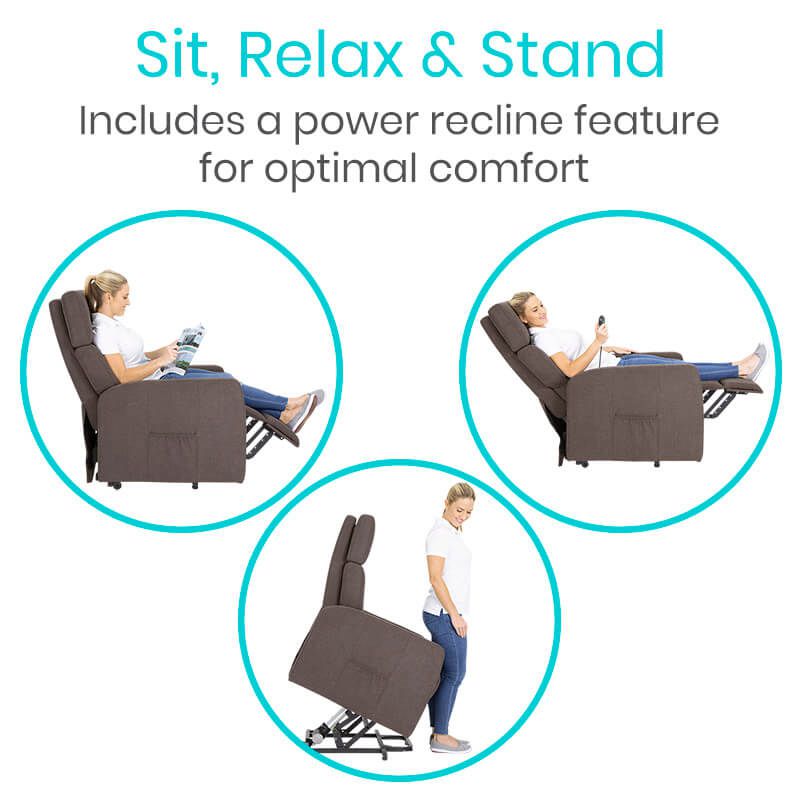 Vive Health Large Massage Lift Chair Living Aids Vive Health