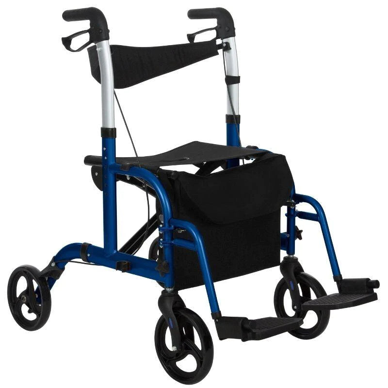 Vive Health Wheelchair Rollator Mobility Vive Health Blue