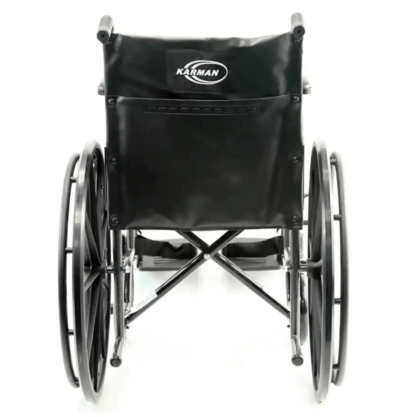 Karman KN-800T Steel Wheelchair with Fixed Armrest 18" Seat Standard Wheelchairs Karman Healthcare