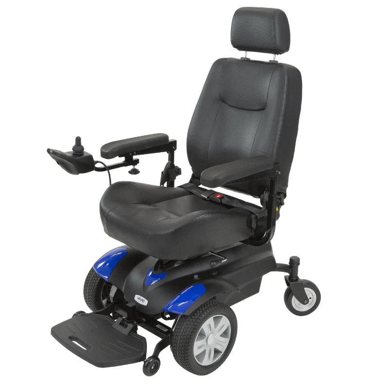 Vive Health MOB1054BLU Electric Wheelchair Model: V Electric Wheelchair Vive Health
