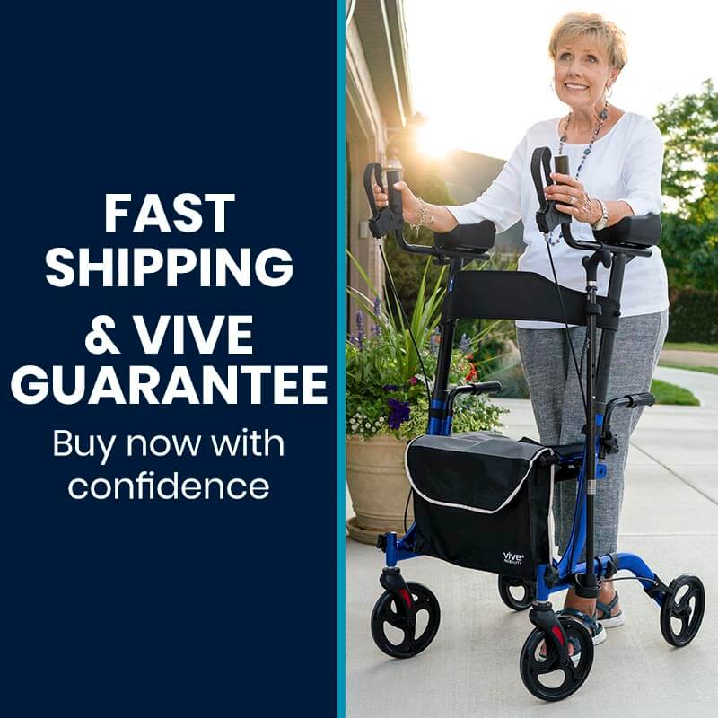 Vive Health Upright Walker Walkers & Rollators Vive Health