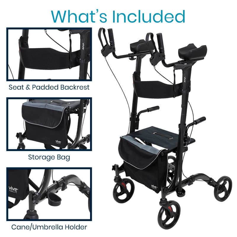 Vive Health Upright Walker Walkers & Rollators Vive Health