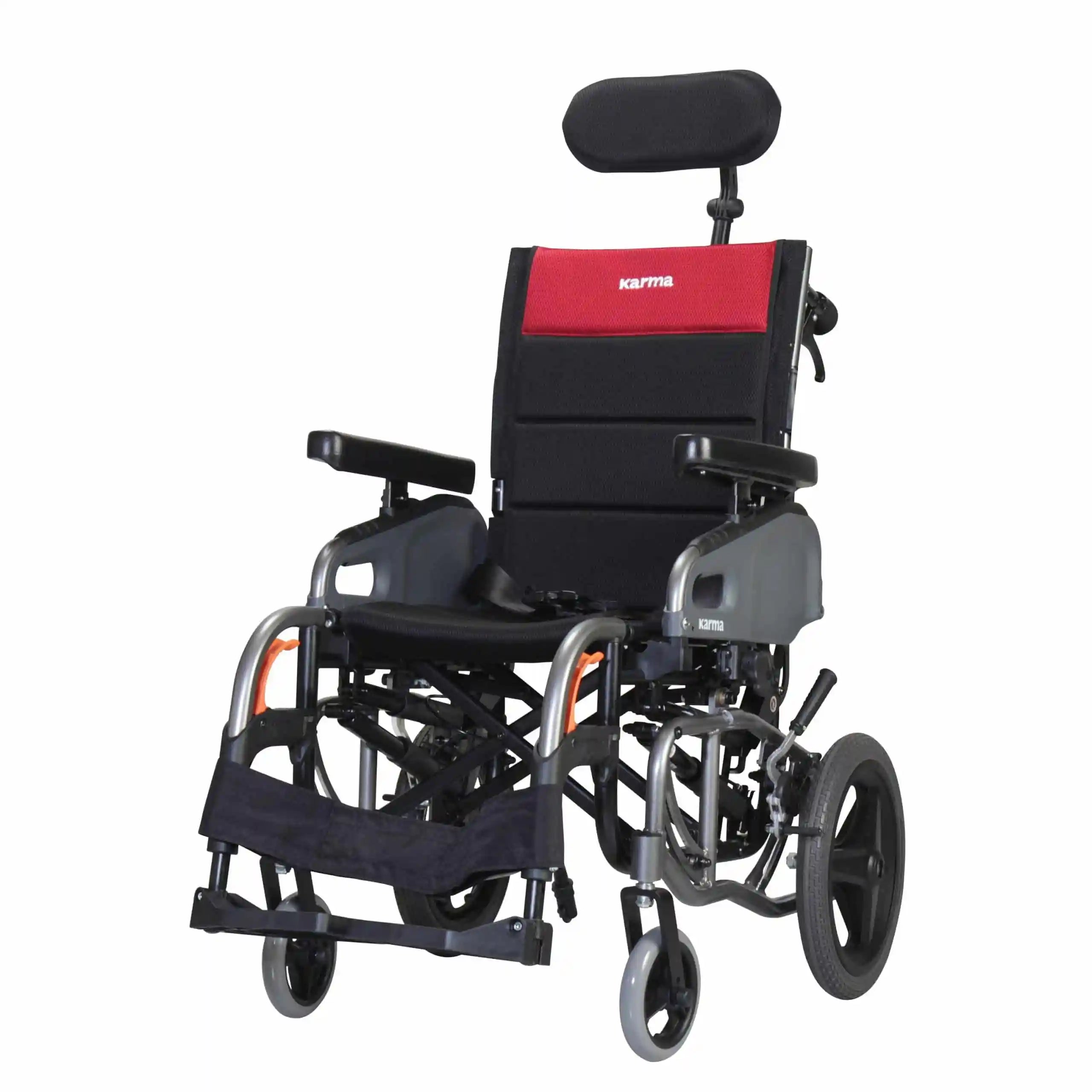 Karman VIP2-TR Tilt-in-Space Reclining Transport Wheelchair Reclining Wheelchairs Karman Healthcare