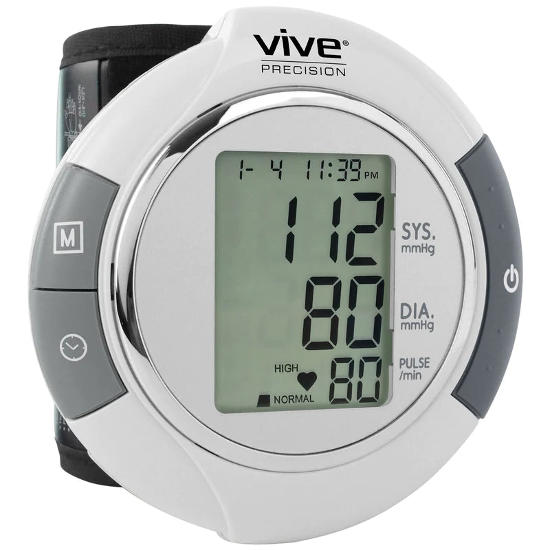 Vive Health DMD1029WHT Wrist Blood Pressure Monitor Digital Measuring Devices Vive Health