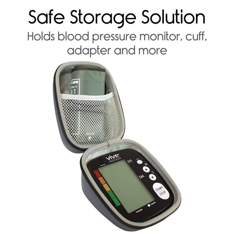 Vive Health DMD1016GRY Blood Pressure Monitor Case Digital Measuring Devices Vive Health