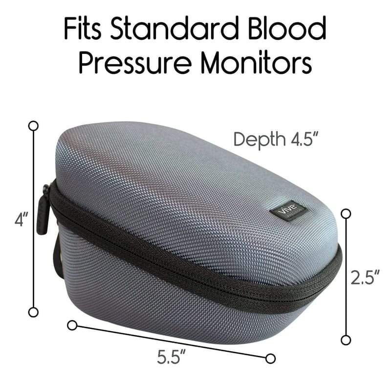 Vive Health DMD1016GRY Blood Pressure Monitor Case Digital Measuring Devices Vive Health