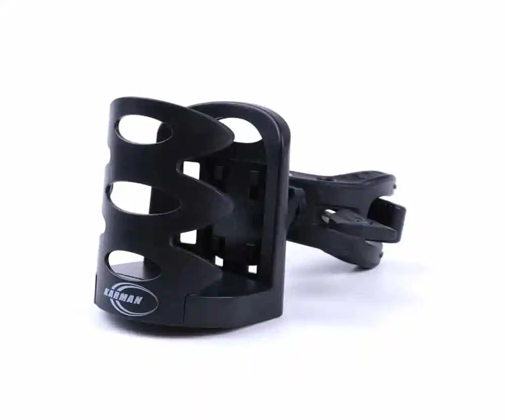 Karman CUPH-100-BK Universal Cup Holder for Wheelchair or Walker Wheelchair Accessories Karman Healthcare