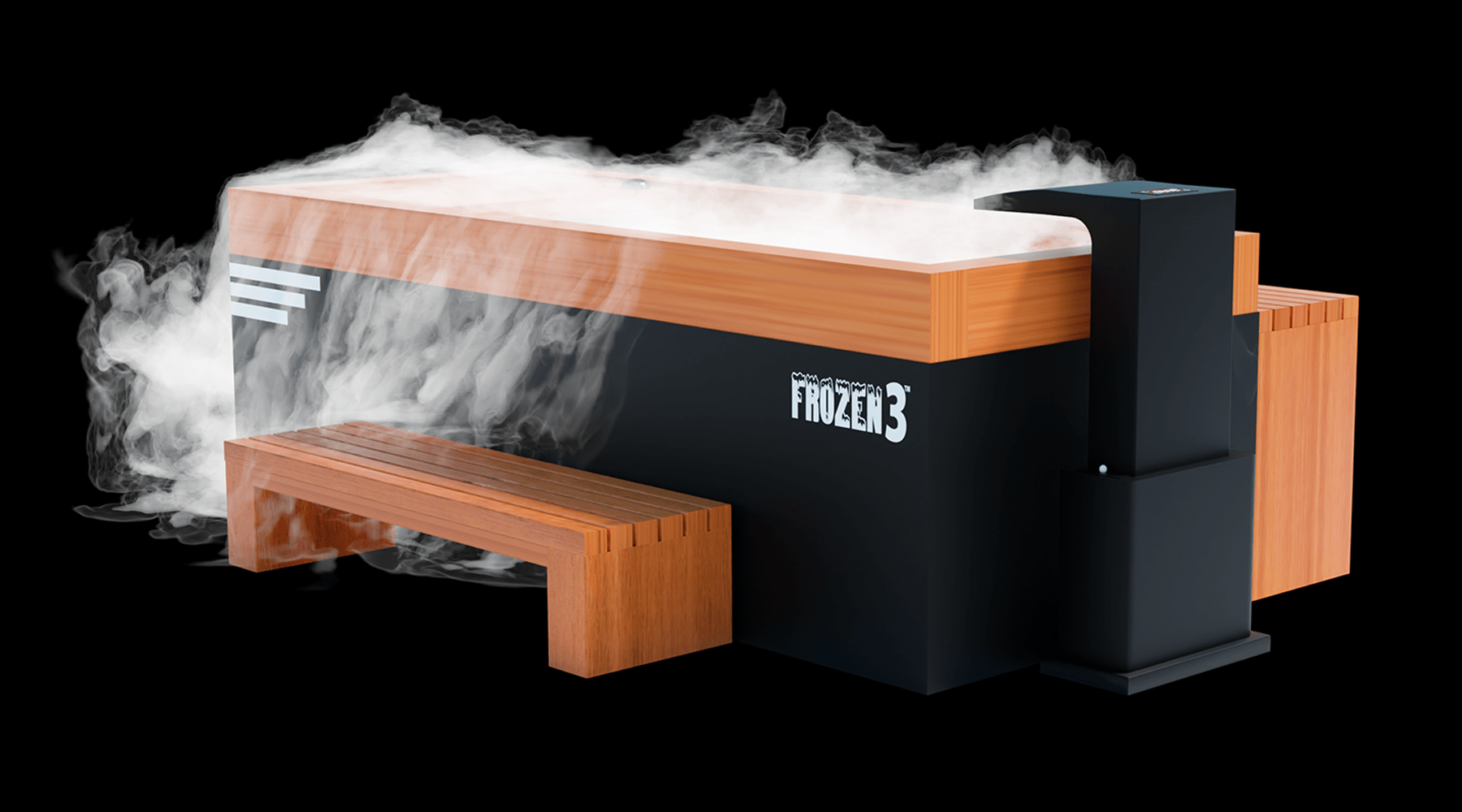 Medical Breakthrough Frozen 3 Cold Plunge Indoor/Outdoor Tub with Essential Oil Infuser and Steam Generator Cold Plunge Tubs Medical Breakthrough