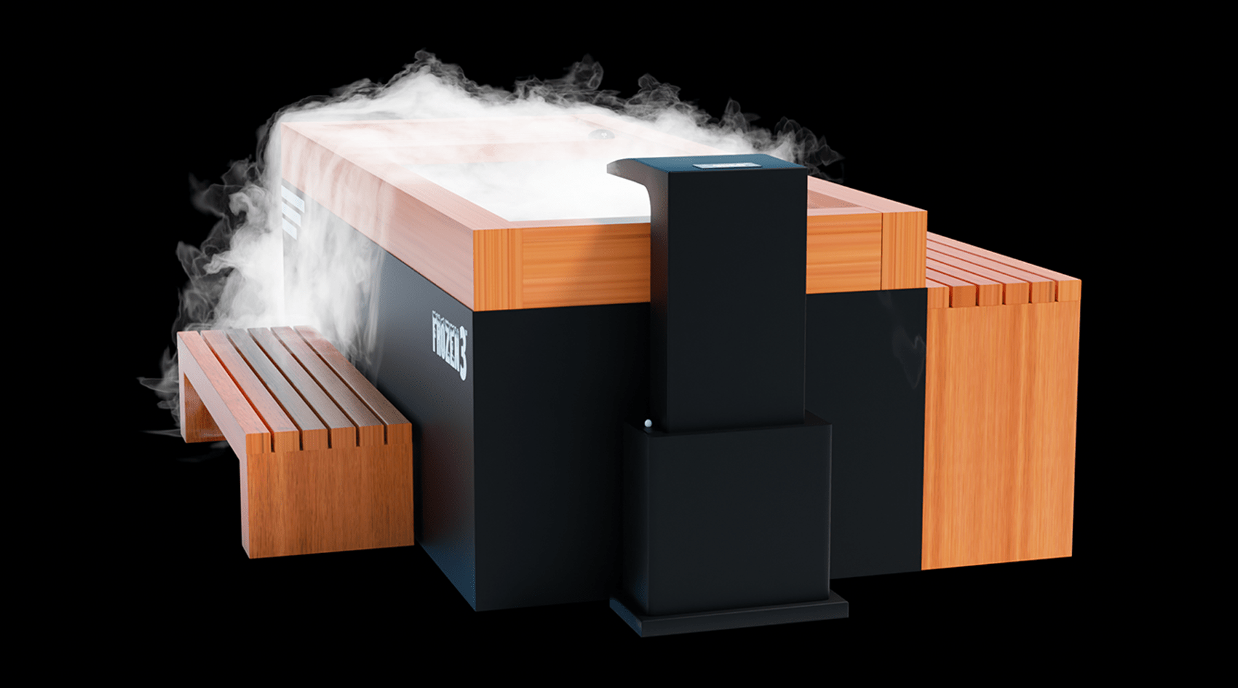 Medical Breakthrough Frozen 3 Cold Plunge Indoor/Outdoor Tub with Essential Oil Infuser and Steam Generator Cold Plunge Tubs Medical Breakthrough
