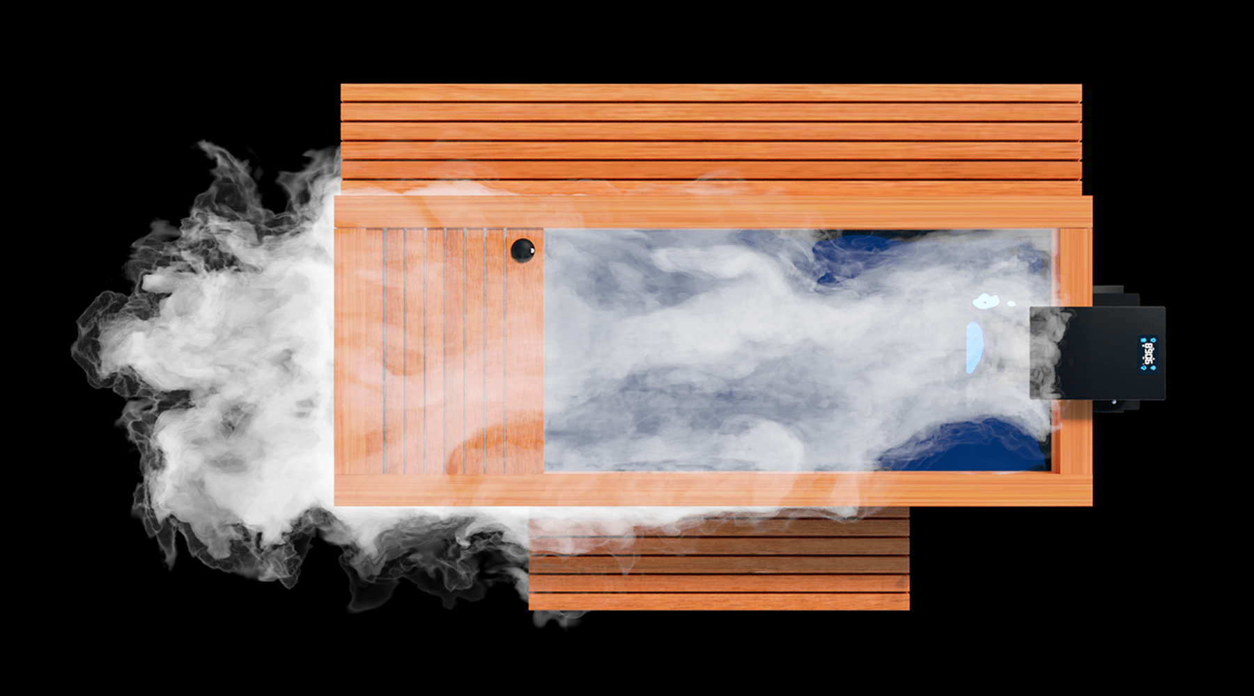 Medical Breakthrough Frozen 3 Cold Plunge Indoor/Outdoor Tub with Essential Oil Infuser and Steam Generator Cold Plunge Tubs Medical Breakthrough