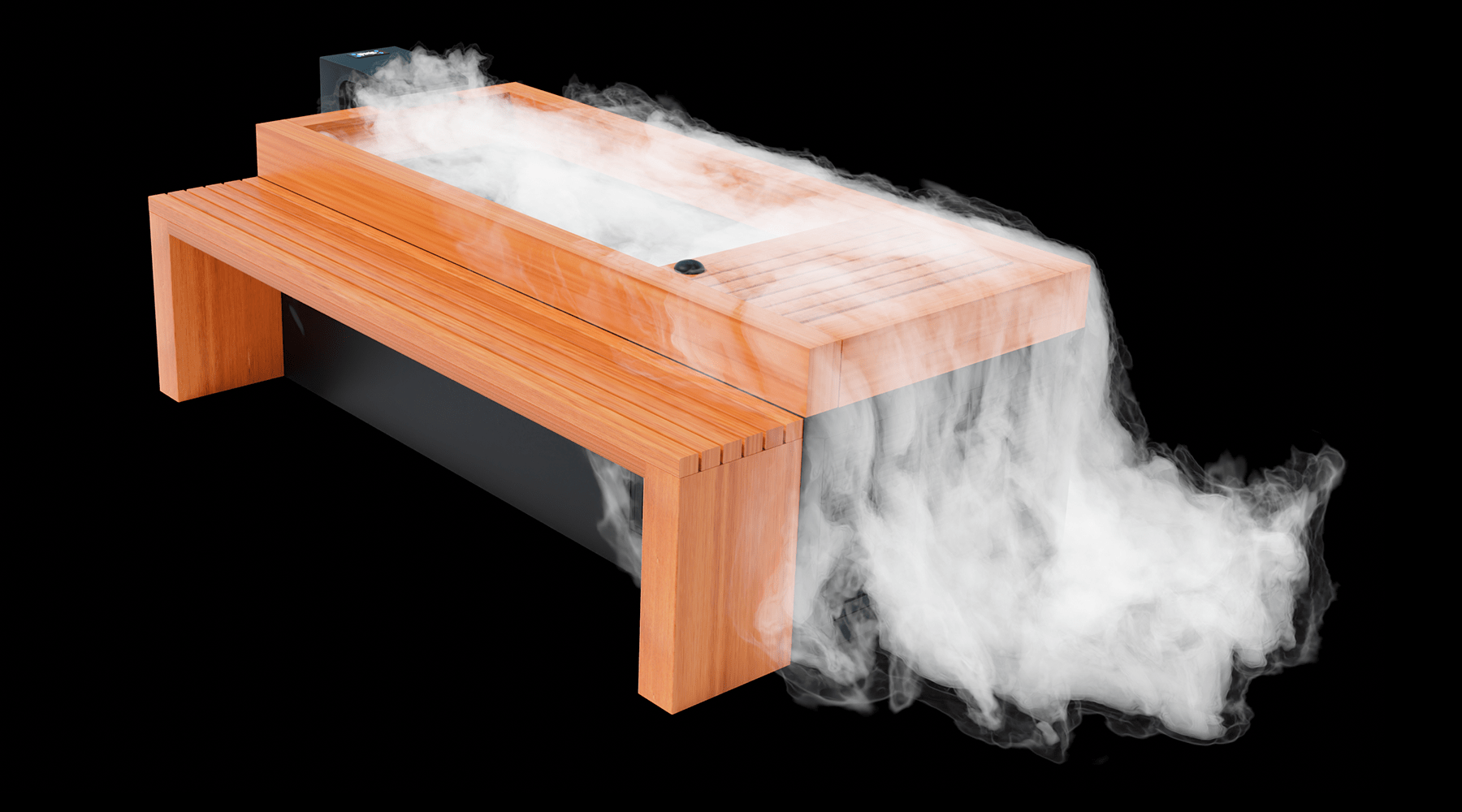 Medical Breakthrough Frozen 3 Cold Plunge Indoor/Outdoor Tub with Essential Oil Infuser and Steam Generator Cold Plunge Tubs Medical Breakthrough
