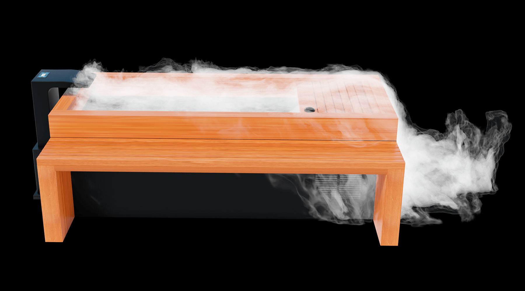Medical Breakthrough Frozen 3 Cold Plunge Indoor/Outdoor Tub with Essential Oil Infuser and Steam Generator Cold Plunge Tubs Medical Breakthrough