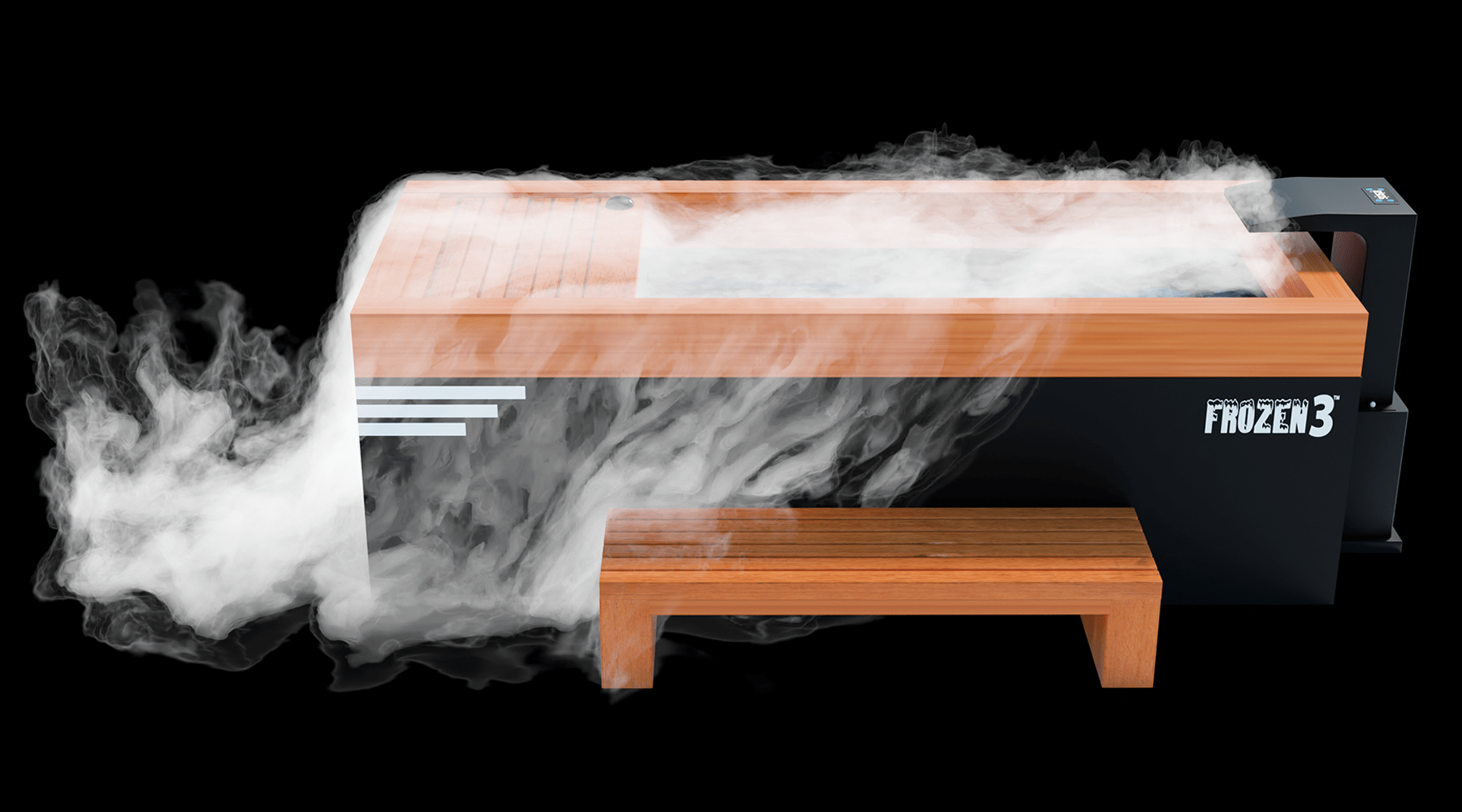 Medical Breakthrough Frozen 3 Cold Plunge Indoor/Outdoor Tub with Essential Oil Infuser and Steam Generator Cold Plunge Tubs Medical Breakthrough