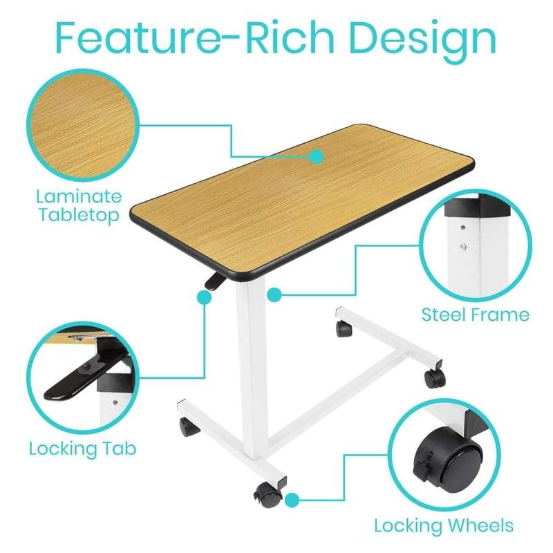 Vive Health LVA1022 Overbed Table Living Aids Vive Health