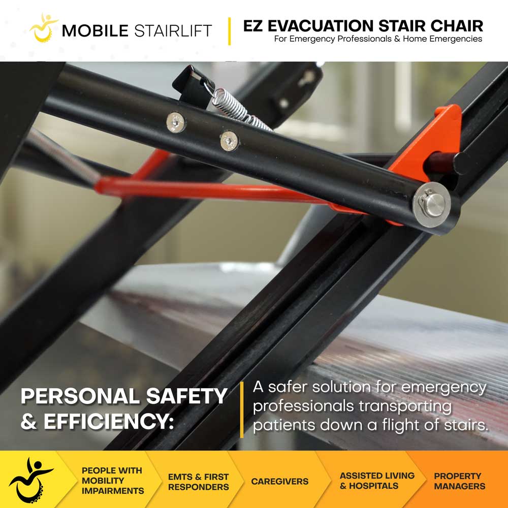 Climbing Steps Mobile Stairlift EZ Evacuation Stair Chair Stair Lift Climbing Steps
