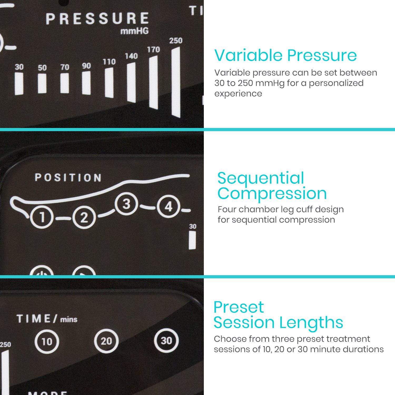 Vive Health RHB1019 Leg Compression Pump Full System: Standard Exercise Equipment Vive Health