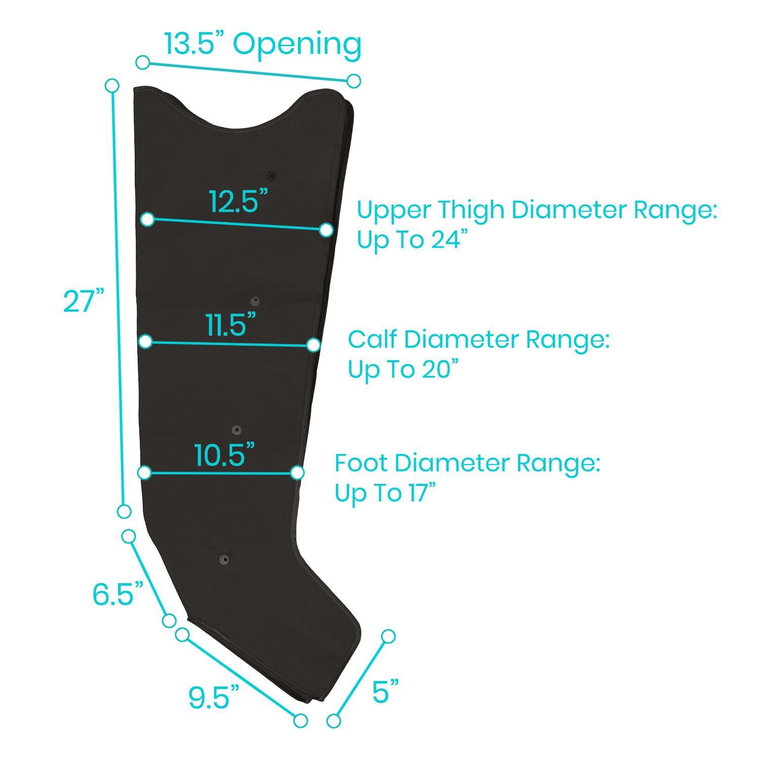 Vive Health RHB1019 Leg Compression Pump Full System: Standard Exercise Equipment Vive Health