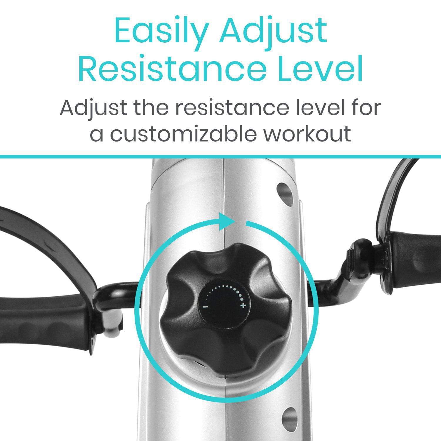 Vive Health RHB1001SLV Pedal Exerciser Exercise Equipment Vive Health
