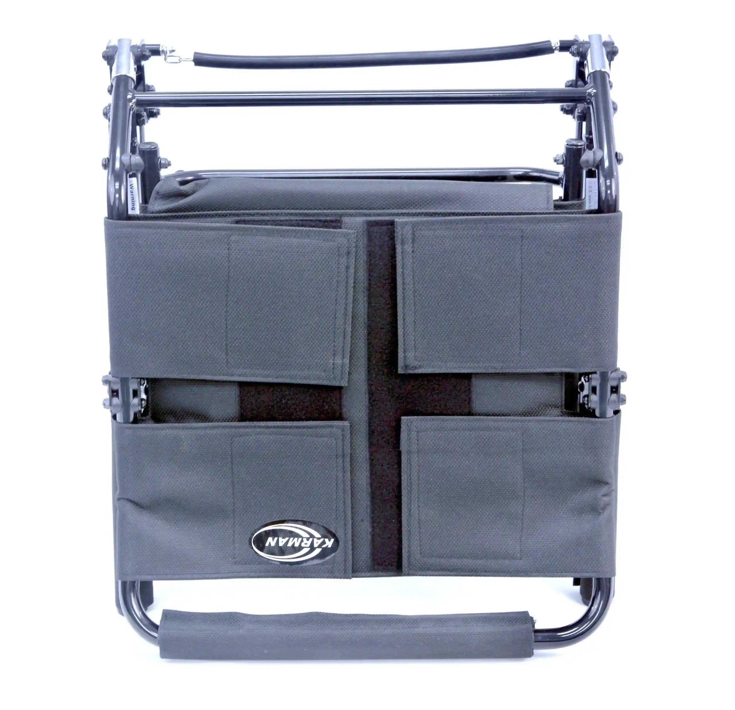 Karman KN-TV10A Ultra Lightweight Travel Wheelchair with Flip-up Footplate transport wheelchairs Karman Healthcare
