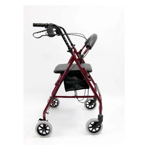 Karman R-4600 Lightweight Standard Rollator with Padded Seat and Backrest Walkers & Rollators Karman Healthcare