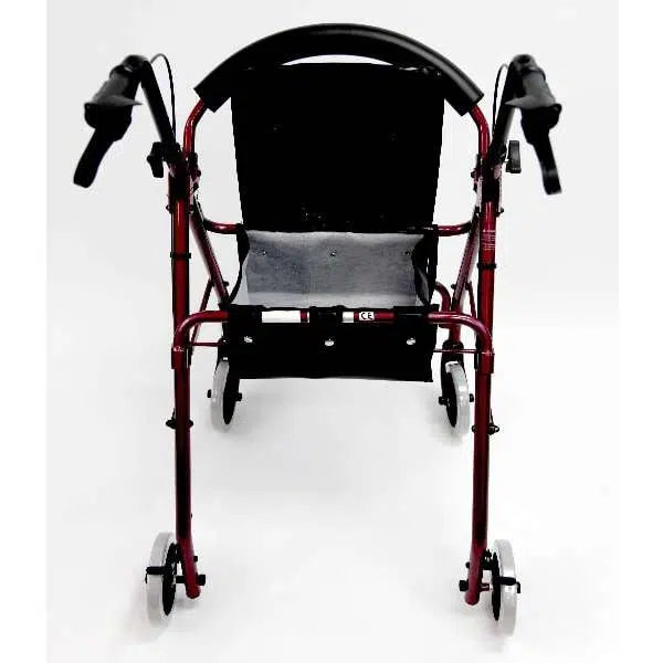 Karman R-4600 Lightweight Standard Rollator with Padded Seat and Backrest Walkers & Rollators Karman Healthcare