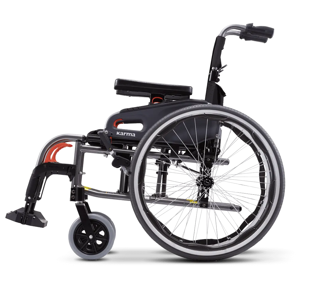Karman Flexx Ultra Lightweight Wheelchair with Quick Release Wheels Ergonomic Wheelchairs Karman Healthcare