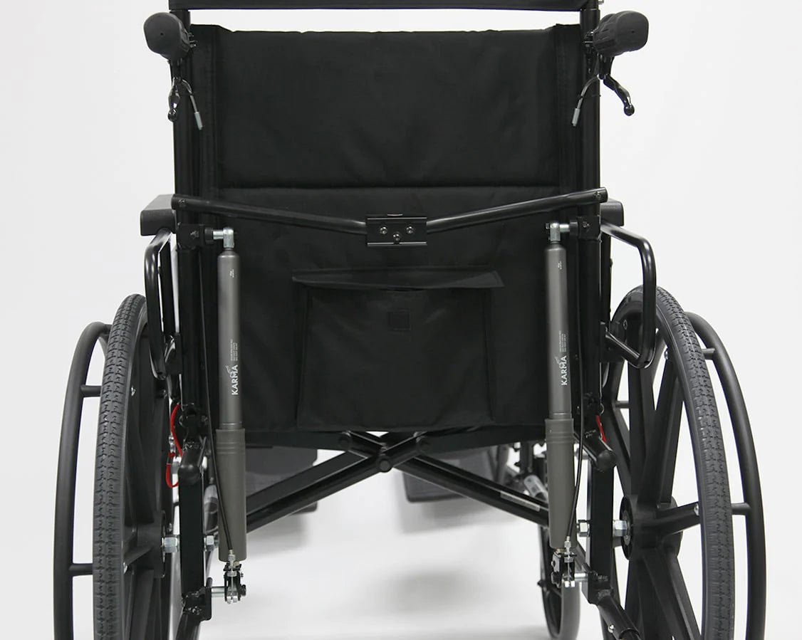 Karman KM-5000 Lightweight Reclining Wheelchair with Removable Desk Armrest Reclining Wheelchairs Karman Healthcare
