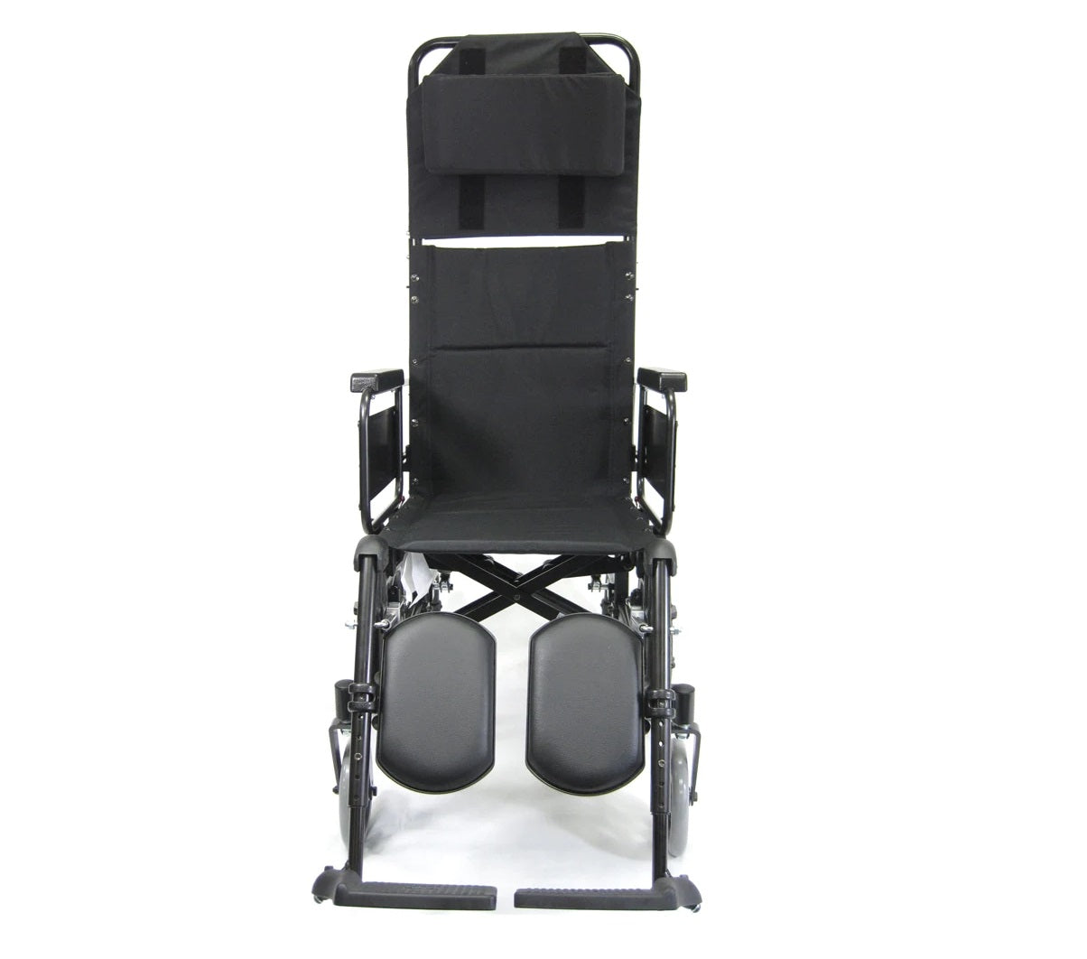 Karman KM-5000-TP Transport Lightweight Reclining Wheelchair with Removable Desk Armrest Reclining Wheelchairs Karman Healthcare