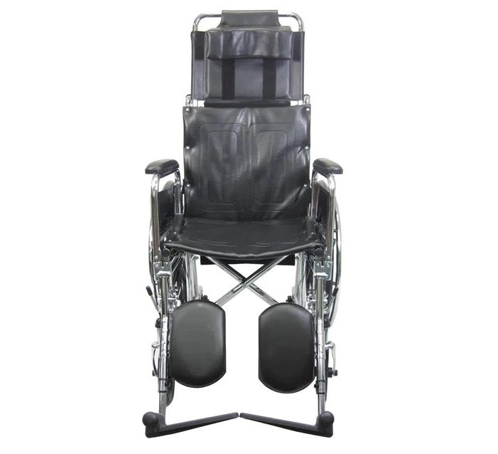 Karman KN-880 Reclining Wheelchair with Removable Armrest and Elevating Legrest Reclining Wheelchairs Karman Healthcare
