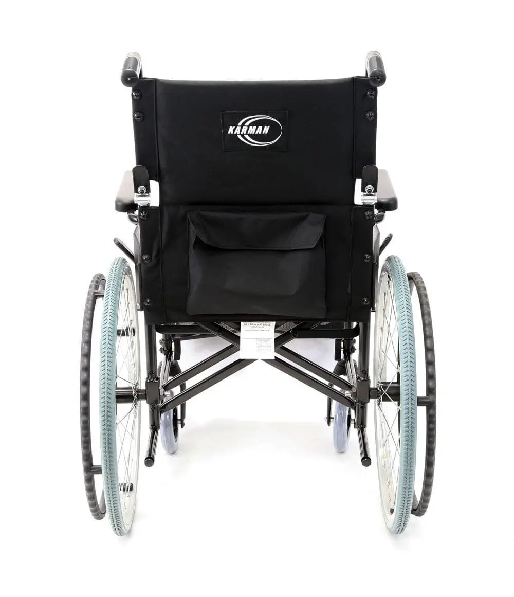 Karman LT-990 Ultra Lightweight Wheelchair with Quick Release Axles Standard Wheelchairs Karman Healthcare