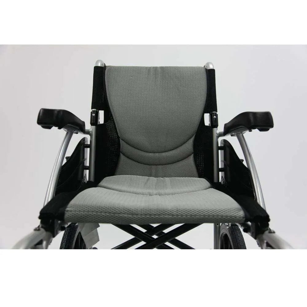 Karman S-Ergo 115 Ergonomic Transport Wheelchair with Swing Away Footrest Ergonomic Wheelchairs Karman Healthcare