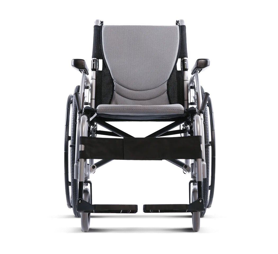 Karman S-Ergo 125 Ergonomic Wheelchair with Flip-Back Armrest and Swing Away Footrest Ergonomic Wheelchairs Karman Healthcare