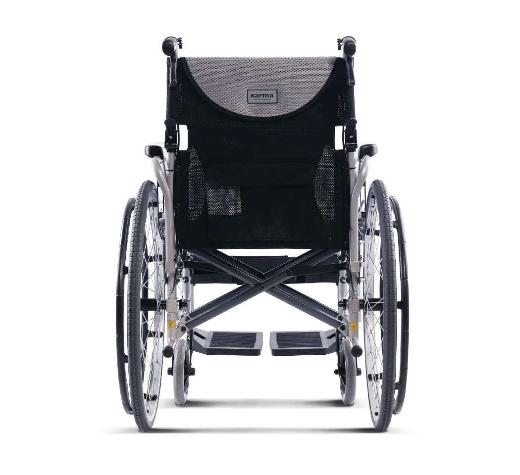 Karman S-Ergo 125 Ergonomic Wheelchair with Flip-Back Armrest and Swing Away Footrest Ergonomic Wheelchairs Karman Healthcare
