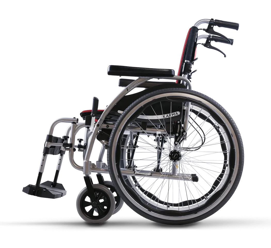 Karman S-Ergo 125 Ergonomic Wheelchair with Flip-Back Armrest and Swing Away Footrest Ergonomic Wheelchairs Karman Healthcare