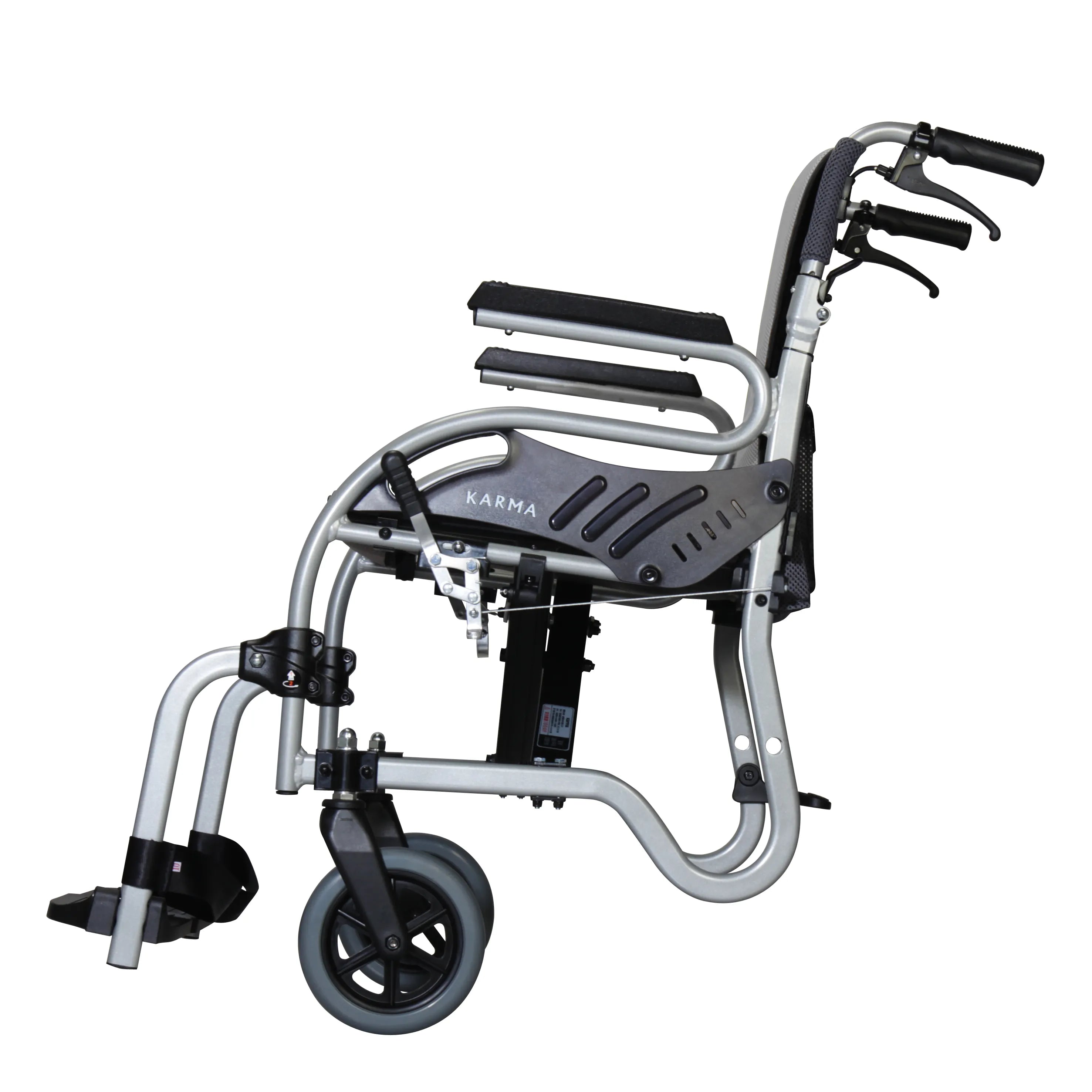 Karman Star 2 Ultra Lightweight Wheelchair with Fixed Arm and Swing Away Footrests Quick Release Axles Ultra Lightweight Wheelchairs Karman Healthcare
